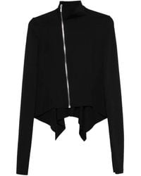 Rick Owens - Asymmetric Zip-Up Jacket - Lyst