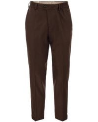 PT Torino - The Rebel Flat Trousers - Lyst