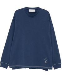 Ami Paris - Long-Sleeves Sweatshirt - Lyst