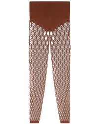 DIESEL - Stretchy Mesh-Knit Tights - Lyst