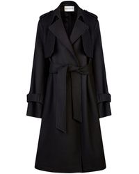 Nina Ricci - Belted Wool-blend Trench Coat - Lyst