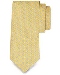 Ferragamo - Mini Fish-Print Silk Tie - Lyst