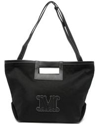 Max Mara - Logo-Applique Shoulder Bag - Lyst