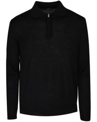 Tombolini - Zip-Fastening Polo Sweater - Lyst