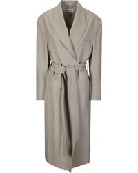 P.A.R.O.S.H. - Blazer-Mantel mit Gürtel - Lyst