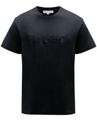 JW Anderson - Embroidered-Logo Cotton T-Shirt - Lyst