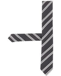BOSS - Diagonal-Stripe Silk Tie - Lyst