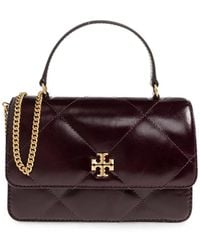 Tory Burch - Mini Kira Diamond Quilt Distressed Crossbody Bag - Lyst