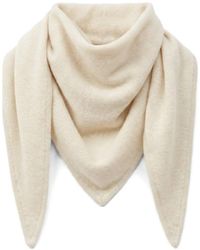 Not Shy - Éléonore Cashmere Fine-Knit Triangular Scarf - Lyst