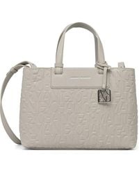 ARMANI EXCHANGE - Logo-Debossed Tote Bag - Lyst