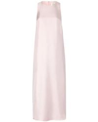 Loulou de Saison - Paloma Twisted Back Midi Dress - Lyst