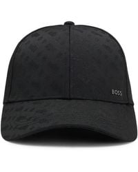BOSS - Honkbalpet Met Monogram Jacquard - Lyst