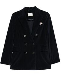 Circolo 1901 - Double-Breasted Corduroy Jacket - Lyst