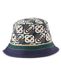 CASABLANCA - Monogram-Print Bucket Hat - Lyst