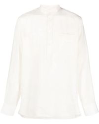 PT Torino - Long-sleeve Linen Shirt - Lyst