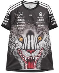 Y-3 - X Mercedes-Amg Petronas F1 Round-Neck T-Shirt - Lyst