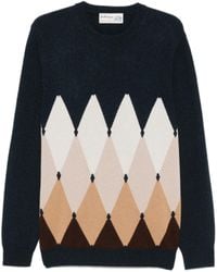 Ballantyne - Trui Met Argyle Intarsia - Lyst