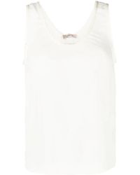 Twinset - Scallop-Edge Tank Top - Lyst