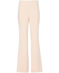 Twinset - Logo-Plaque Cady Flared Trousers - Lyst