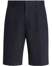 ZEGNA - Cotton Bermuda Shorts - Lyst