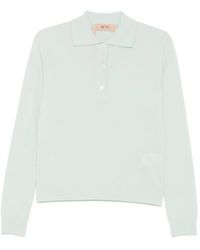 N°21 - Logo-Embroidered Polo Top - Lyst