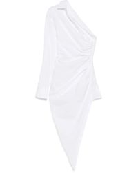 Alexander Wang - Tailored Asymmetric Midi Dress - Lyst