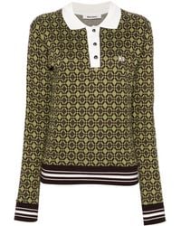 Wales Bonner - Selassie Jacquard Polo Shirt - Lyst