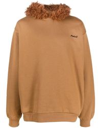 Marni - Camel Brown Cotton Hoodie - Lyst