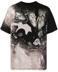 424 - Wu-Tang-Print T-Shirt - Lyst