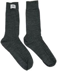 MM6 by Maison Margiela - Chaussettes En Laine - Lyst