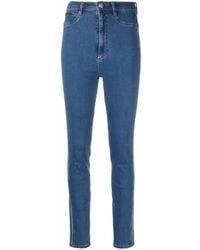 Philipp Plein - High Waist Crystal Jeggings - Lyst