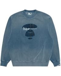 Aape By A Bathing Ape - Pull À Patch En Jean Et Imprimé Graffiti - Lyst
