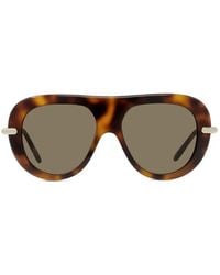 Loewe - Slim Pilot-Frame Sunglasses - Lyst