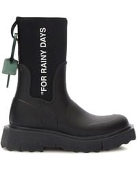 Off-White c/o Virgil Abloh - Sponge Rubber Rainboot - Lyst