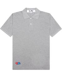 COMME DES GARÇONS PLAY - X Invader Polo À Motif Cœur - Lyst
