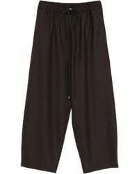 Antonelli - Pantalones capri con cordones - Lyst