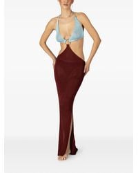 Paramidonna - Robe Dos Nu À Détail D'Anneau - Lyst