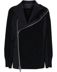 Sacai - Panelled Single-Breasted Blazer - Lyst