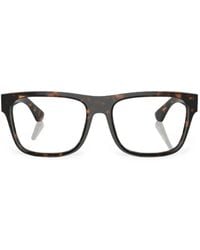 Burberry - Brille Mit Eckigem Gestell - Lyst