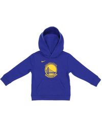 Nike - Felpa Nba Golden State Warriors Con Cappuccio - Lyst