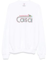 CASABLANCA - Equipement Sportif Embroidered Sweatshirt - Lyst