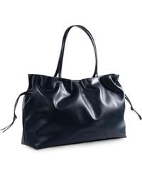 Tory Burch - Large Ella Logo-Embossed Drawstring Tote Bag - Lyst
