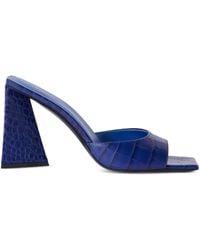 The Attico - 85Mm Mini Devon Square-Toe Mules - Lyst