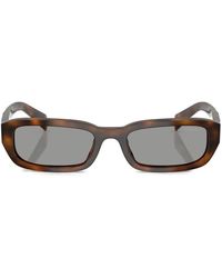 Prada - Rectangle-Frame Sunglasses - Lyst