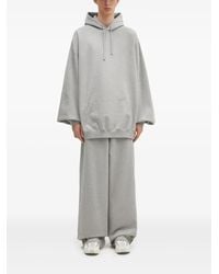 Vetements - Sudadera con capucha y logo bordado - Lyst