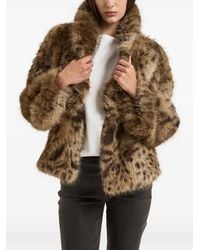 Bully - Leopard-Print Faux-Fur Coat - Lyst