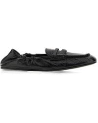Miu Miu - Ruches Crinkled-Effect Elasticated Loafers - Lyst