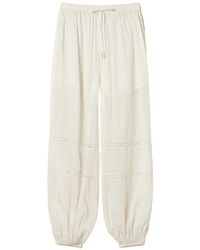 Twinset - Muslin Trousers With Lace - Lyst