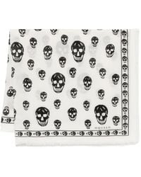 McQueen - Fular Classic Skull - Lyst