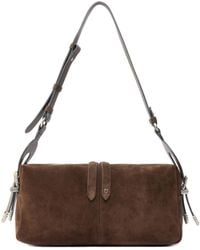 Pinko - Medium Keeper Suede Shoulder Bag - Lyst